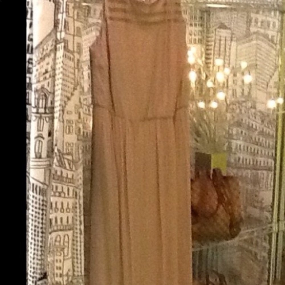 Long Sand Sleeveless Dress